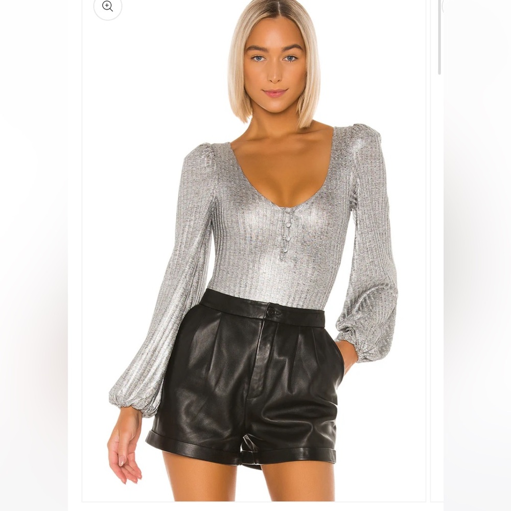 Tularosa Summer Bodysuit in Silver size XL